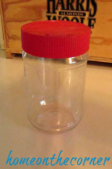 solar light peanut butter jar