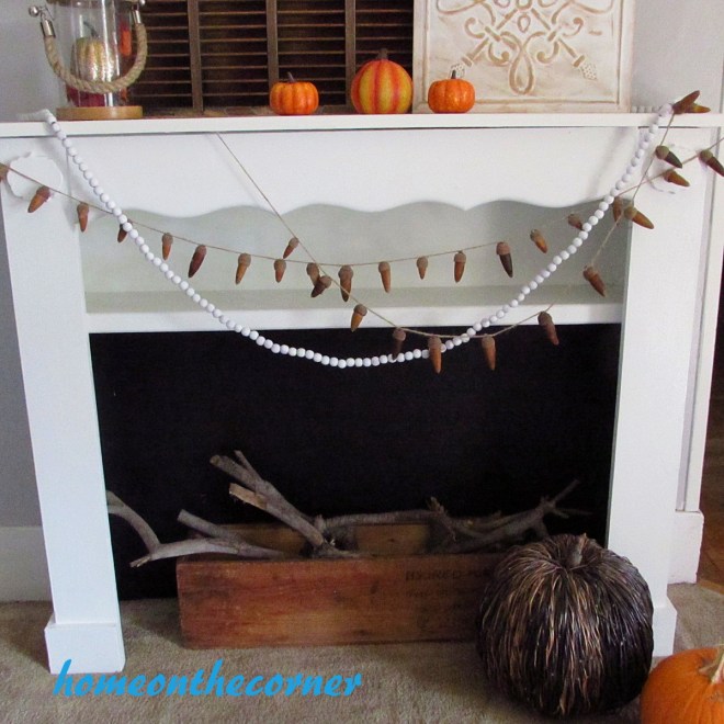 Faux Fireplace Full View