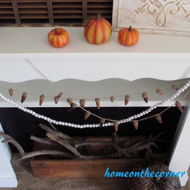 Faux Fireplace Top view