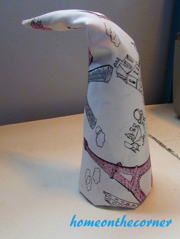 Witch Hat Fabric Covered Cone