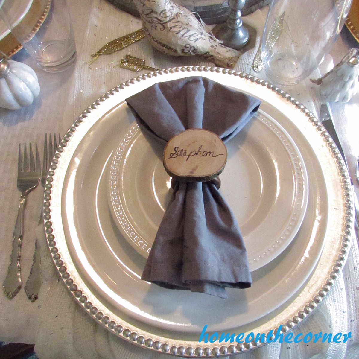 Dining Room Silver Place Setting 2015
