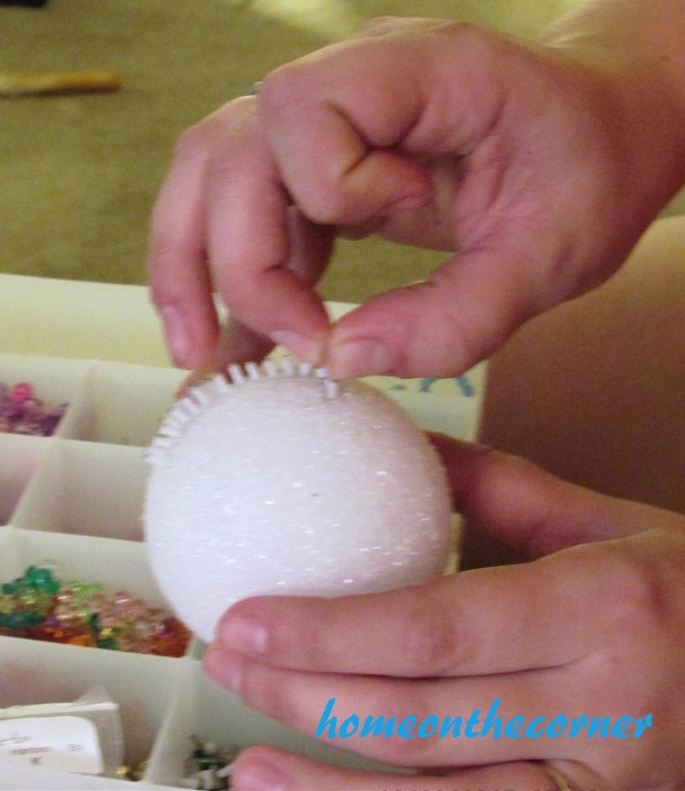 Sequin Beaded Christmas Ornament