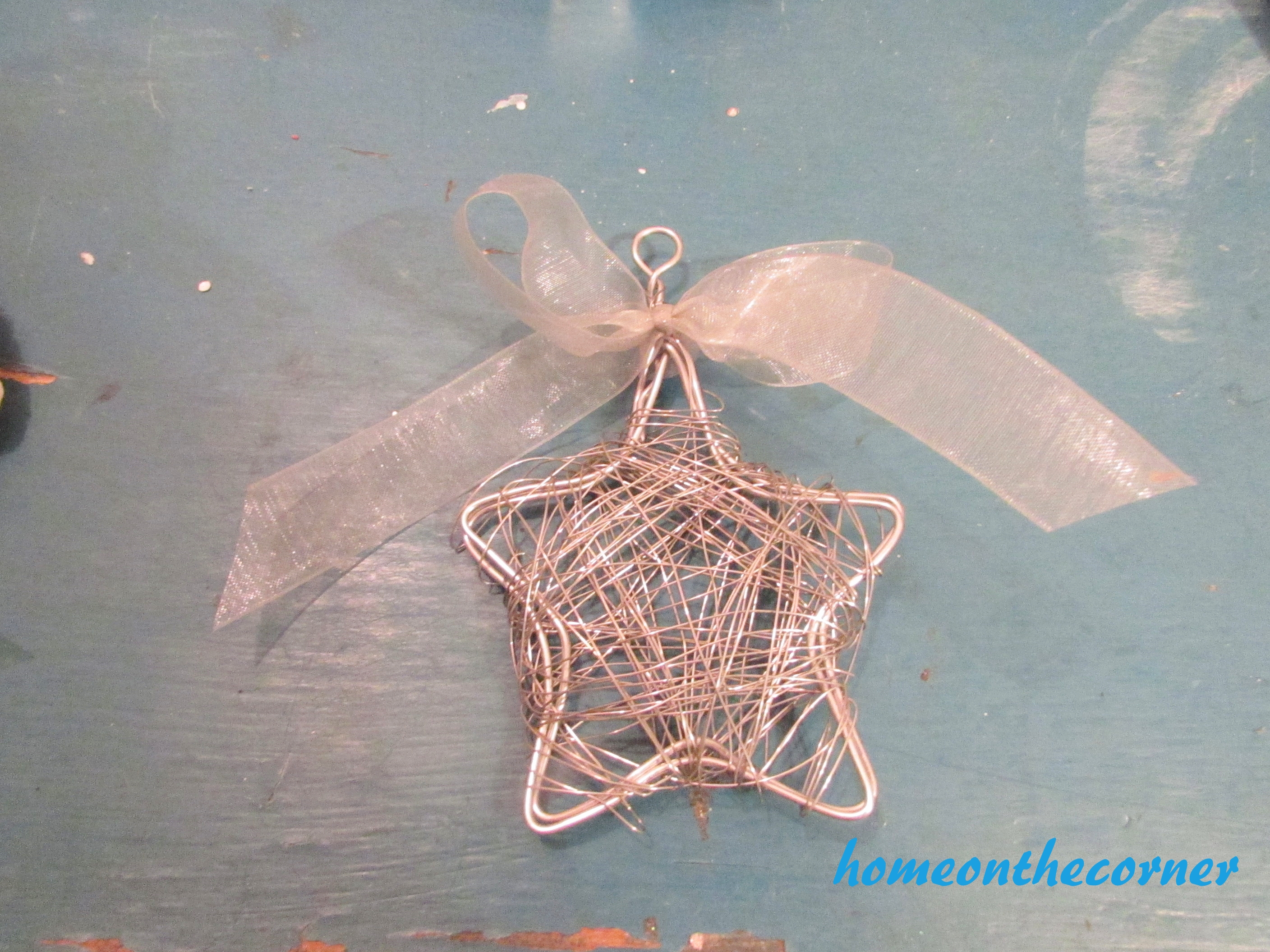 Star Wire Finished Christmas Ornament 2016