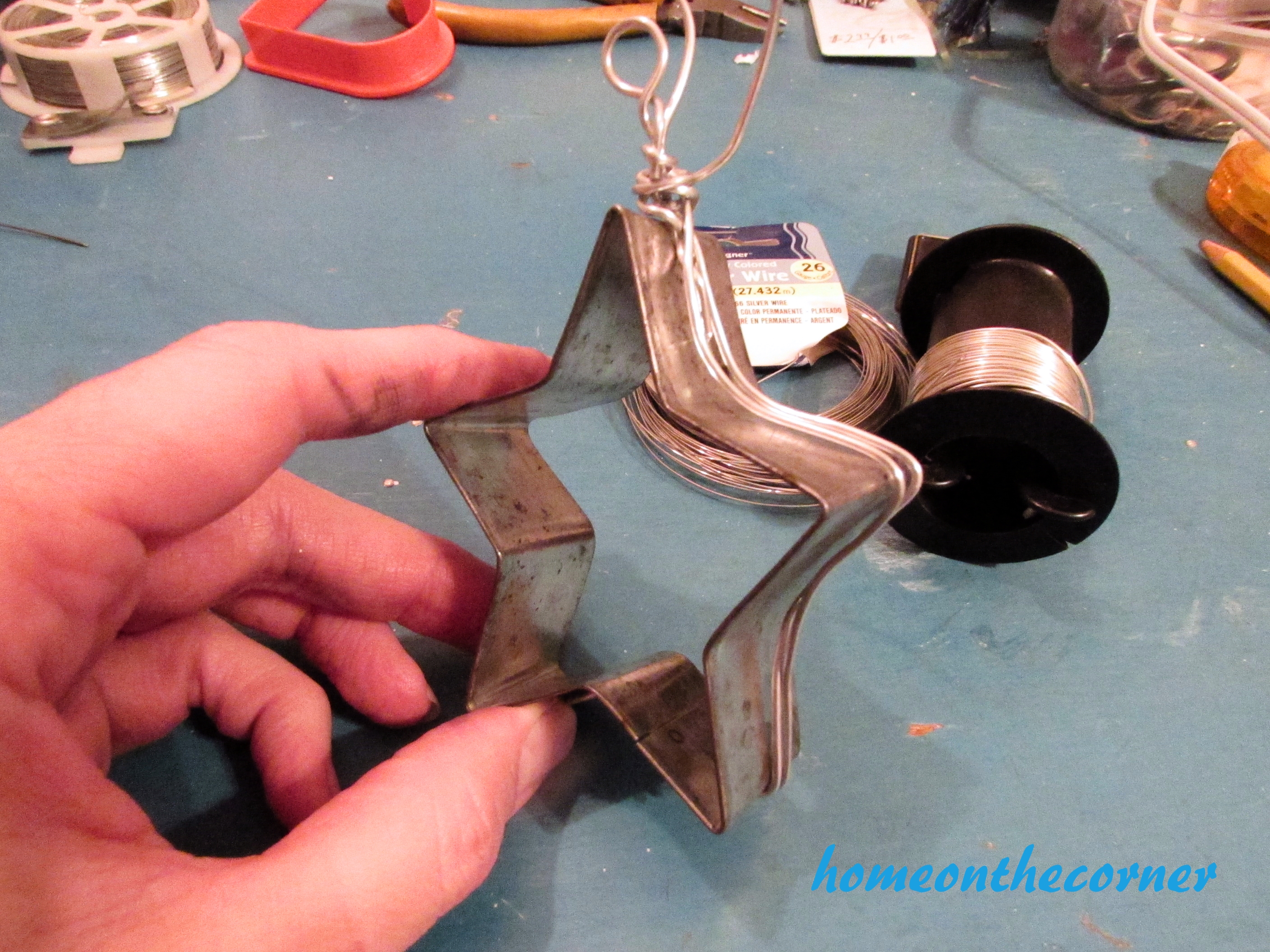 Star Wire Wrap Christmas Ornament 2016