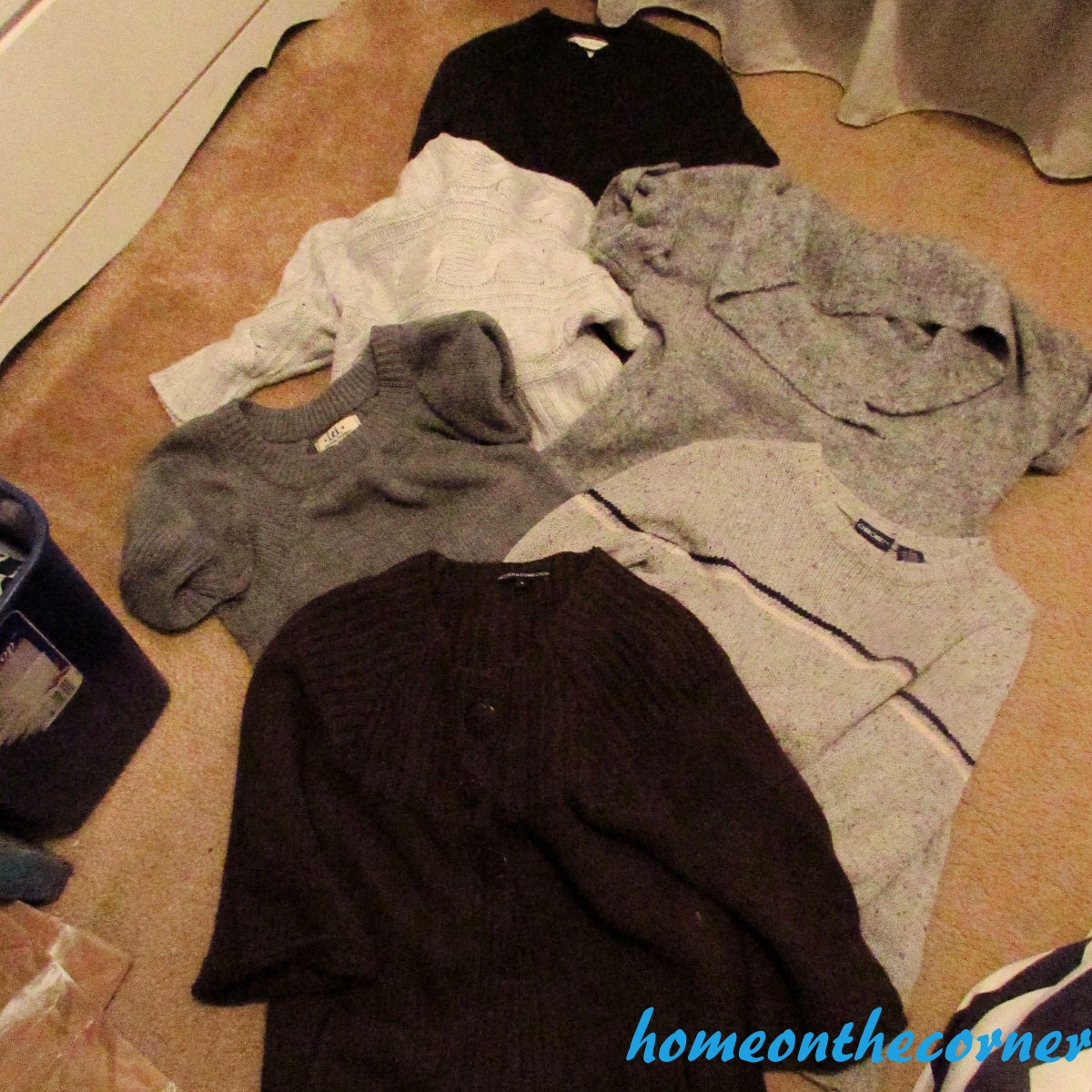 Sweater Stocking Tutorial Pile