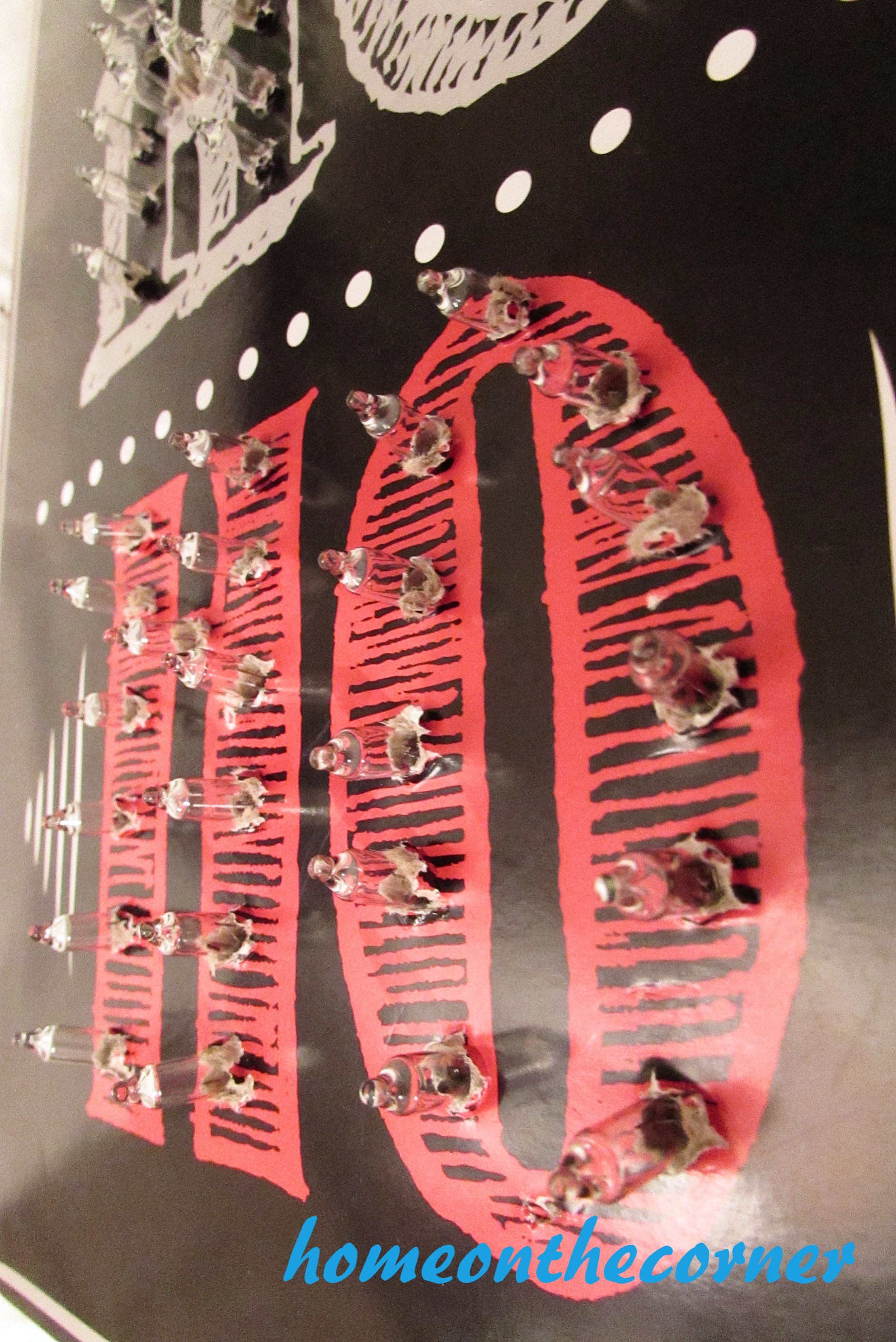 ho ho ho lighted box white lights