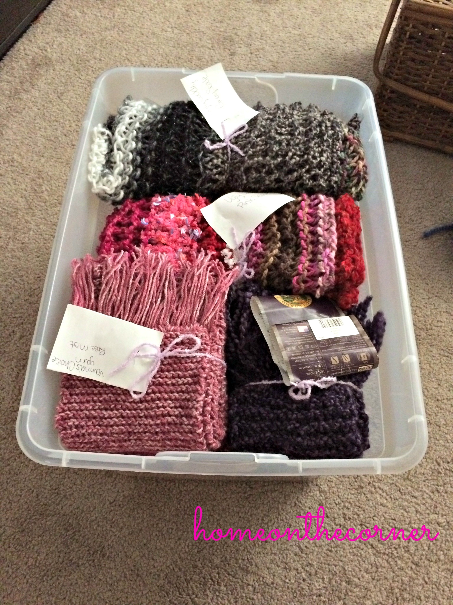 Organized Scarves
