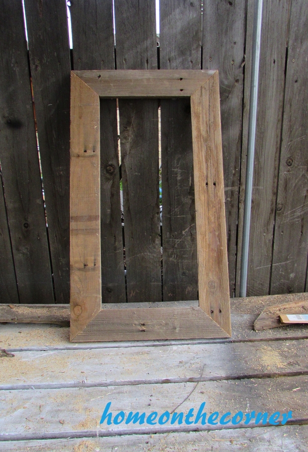 pallet wood mirror wooden frame