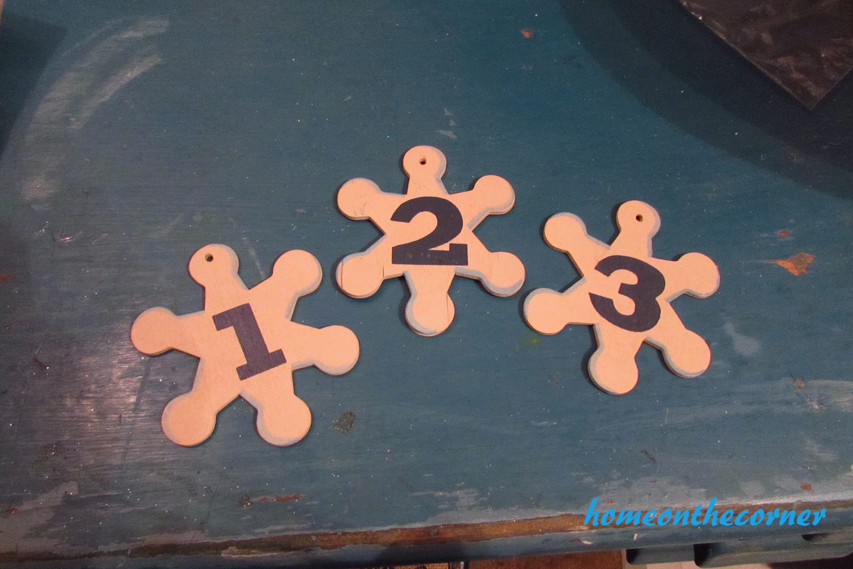 picket countdown snowman numbers