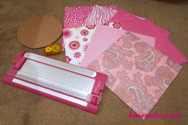 Pink Paper Wall Flower Tutorial