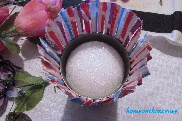 pixie stix flower holder styrofoam ball