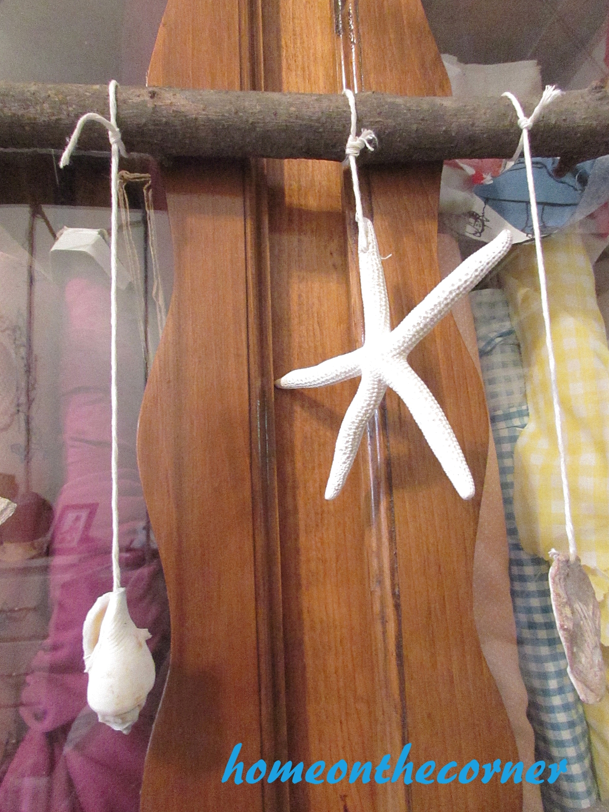 boho seashell mobile starfish