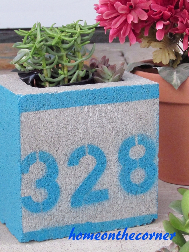 concrete planter painted address