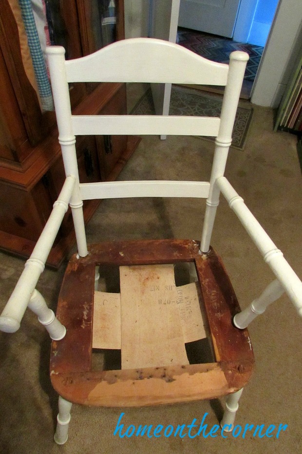 grandpas chair taken apart