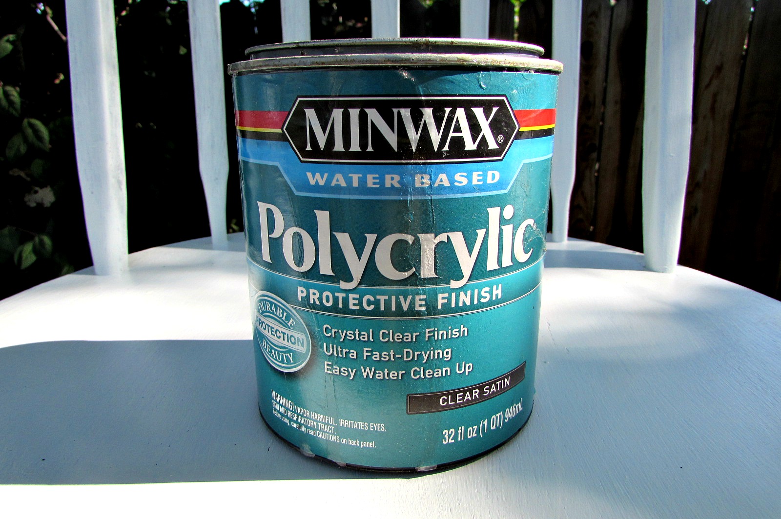 kitchen chair makeover minwax polycrylic finish