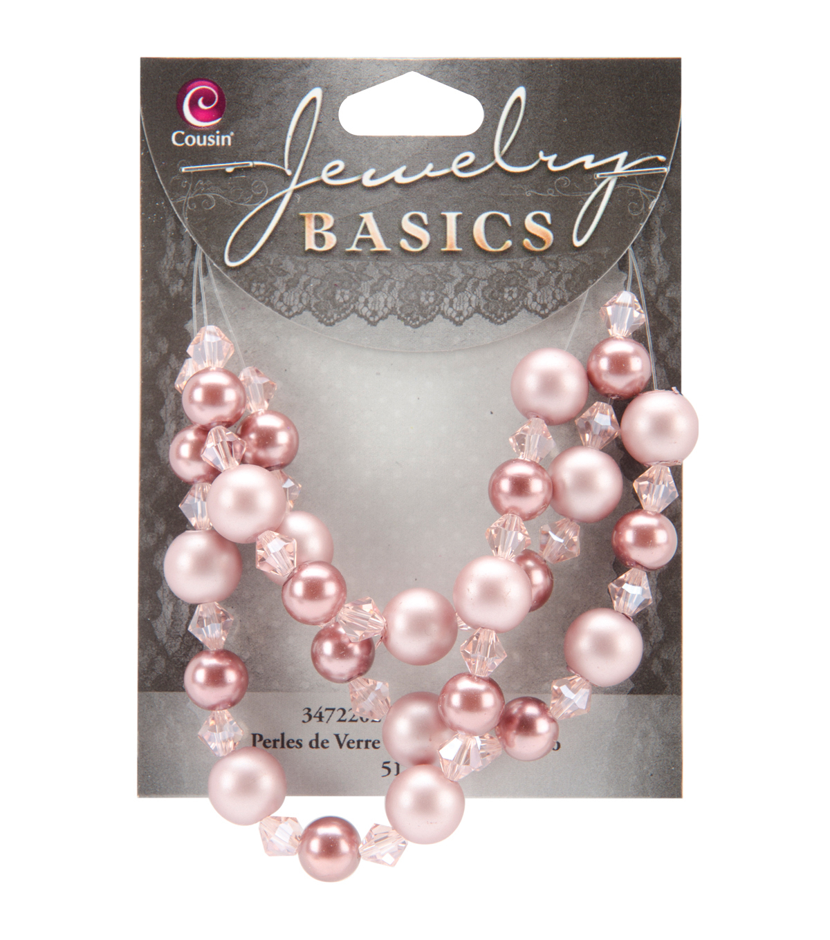 pink beads