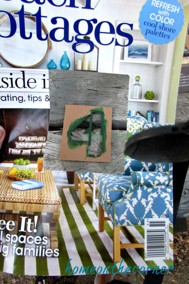 rattan plate holder magazine and stencil number