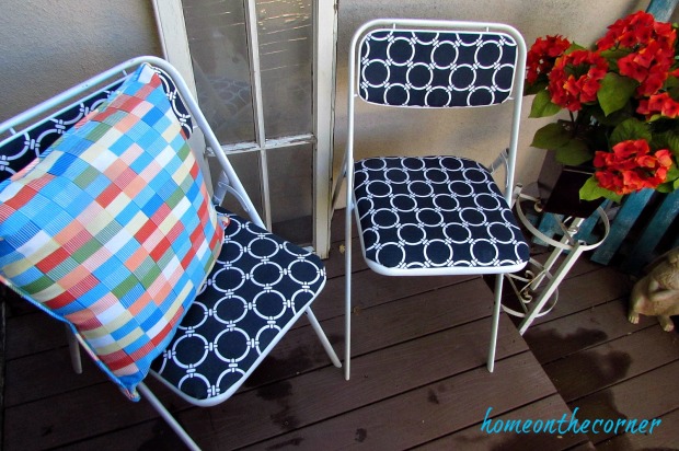 folding chair makeover 2 chairs