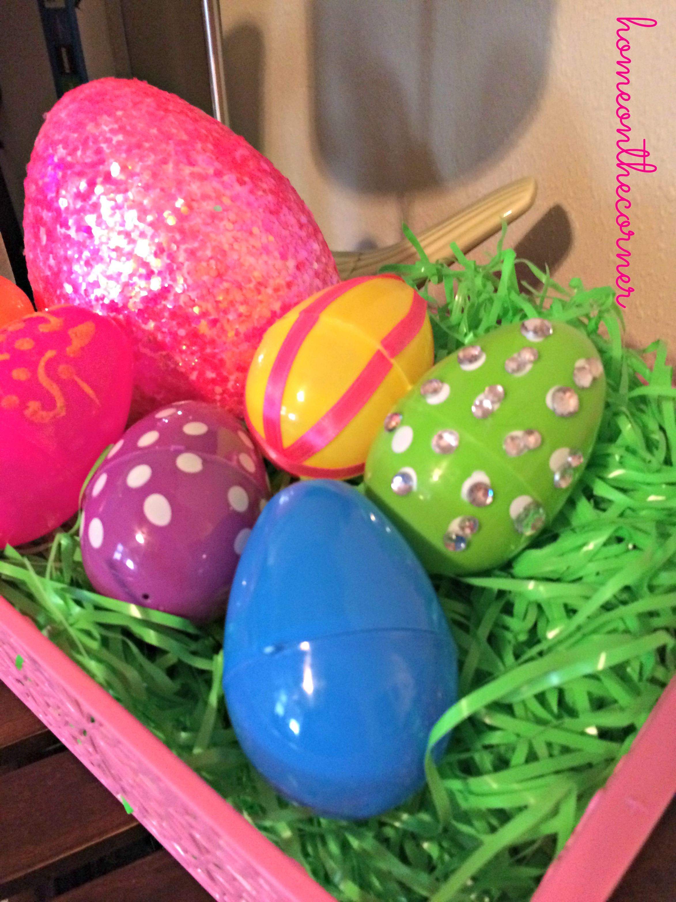 Easter Egg Basket Close Up