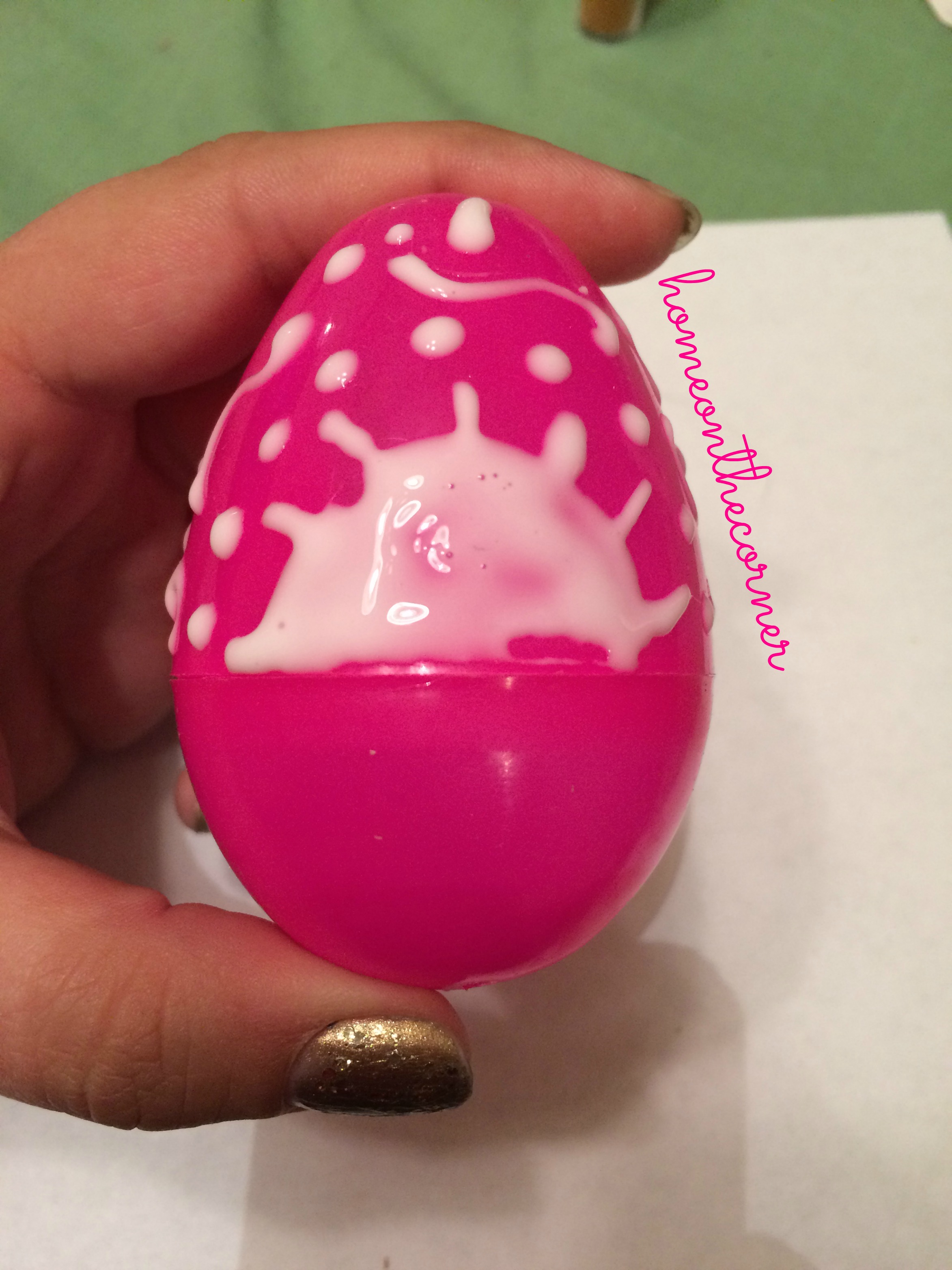 Easter Egg Pink with Glue