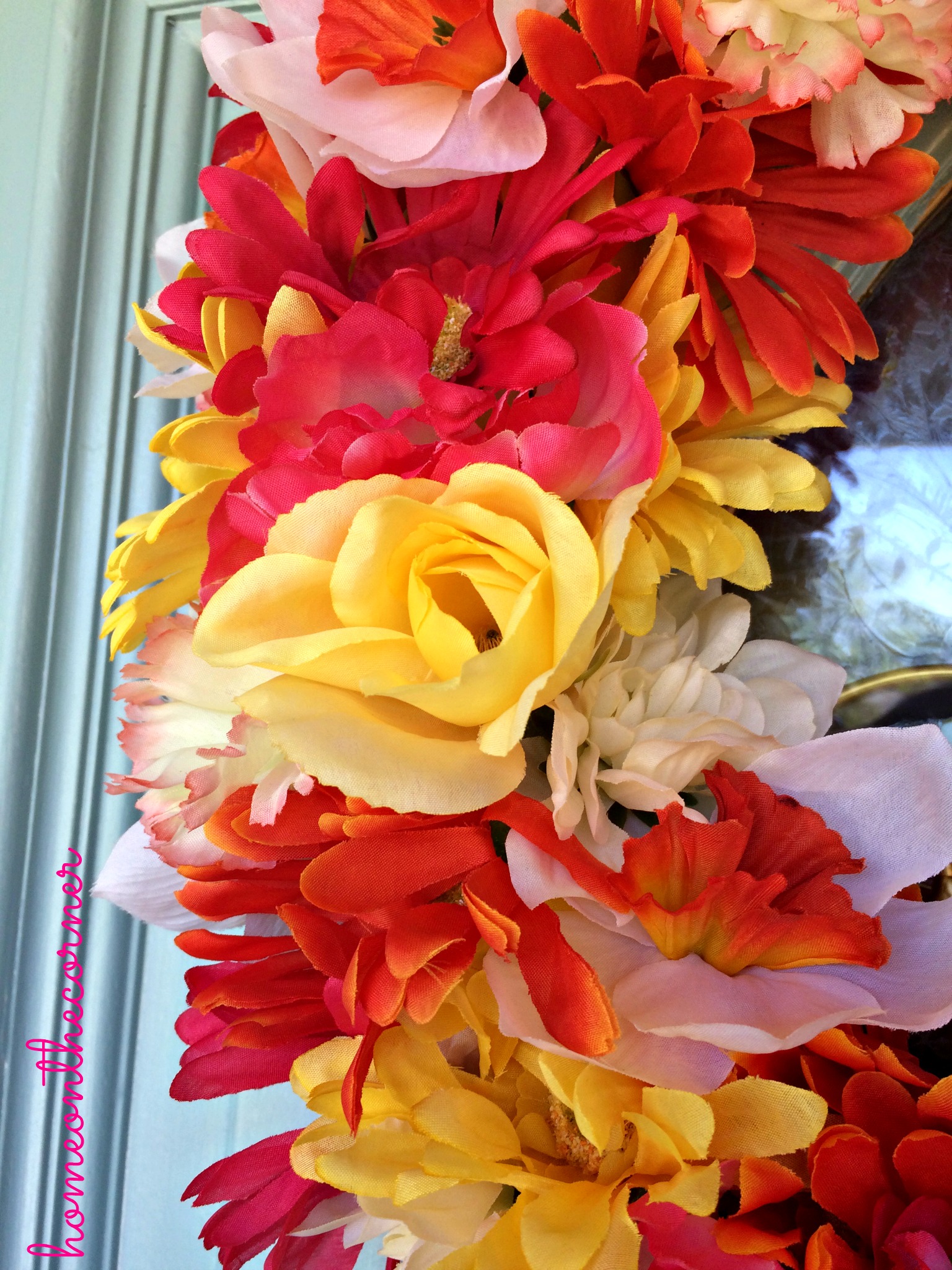 Flower Wreath Close Up