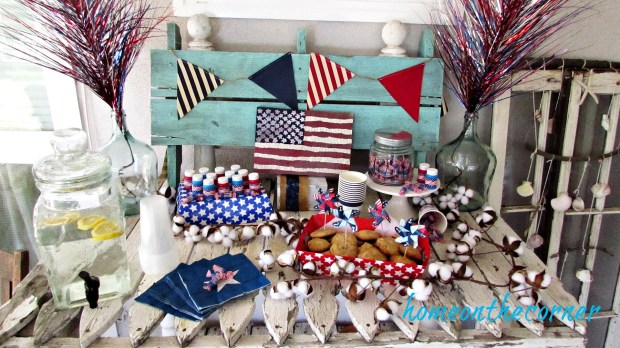 patriotic snack table oriental trading