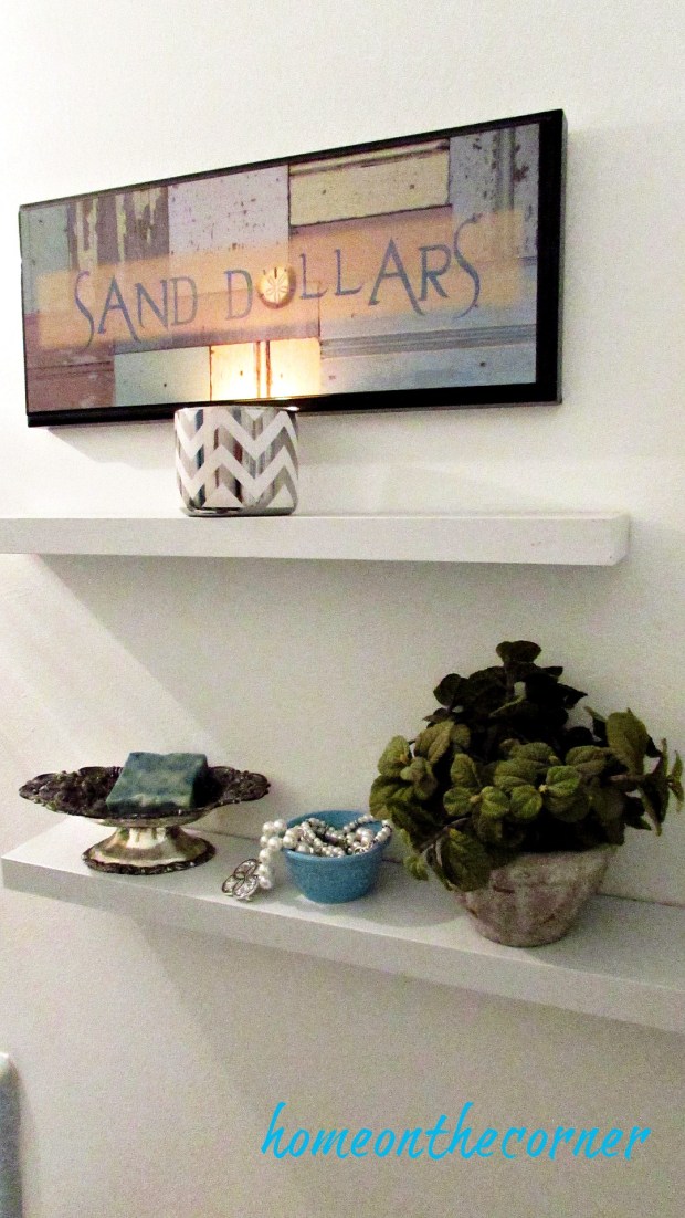 master bathroom makeover sand dollars