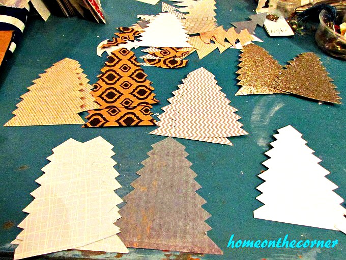 Christmas Tree Garland Cutout Trees 2017