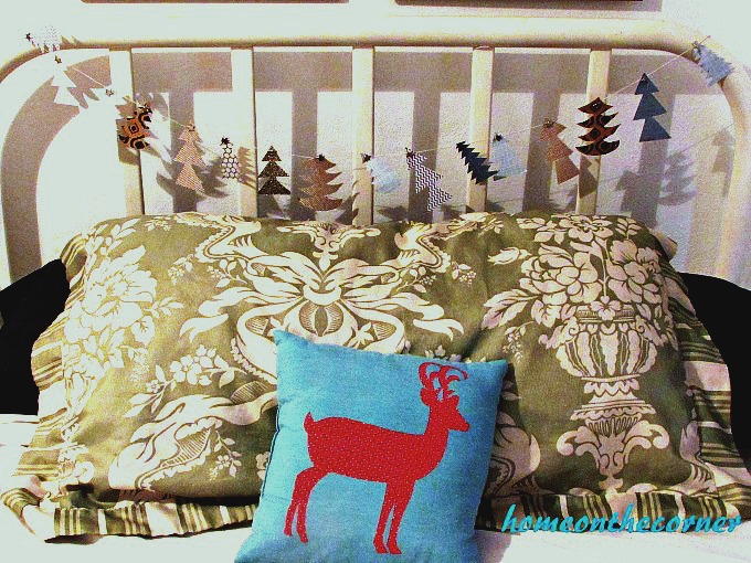 Christmas Tree Garland Wonky Trees 2017