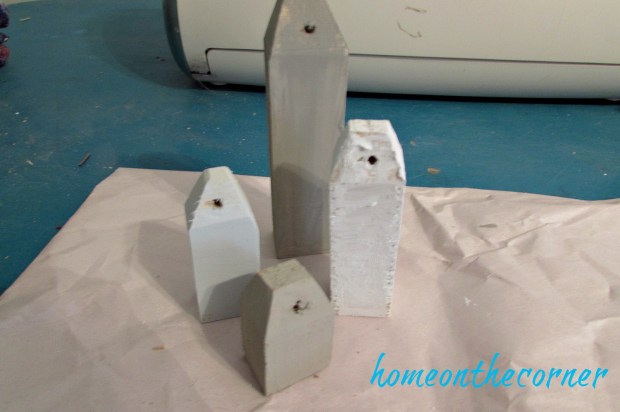 wooden buoy ornaments painted