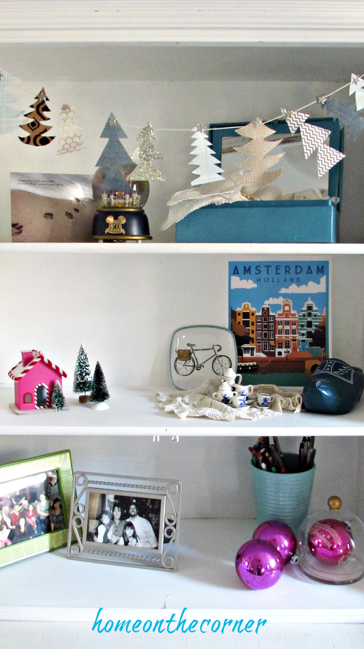 Christmas in the guest room cupboard