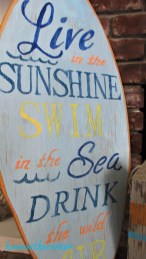 surfboard makeover live, swim, drink