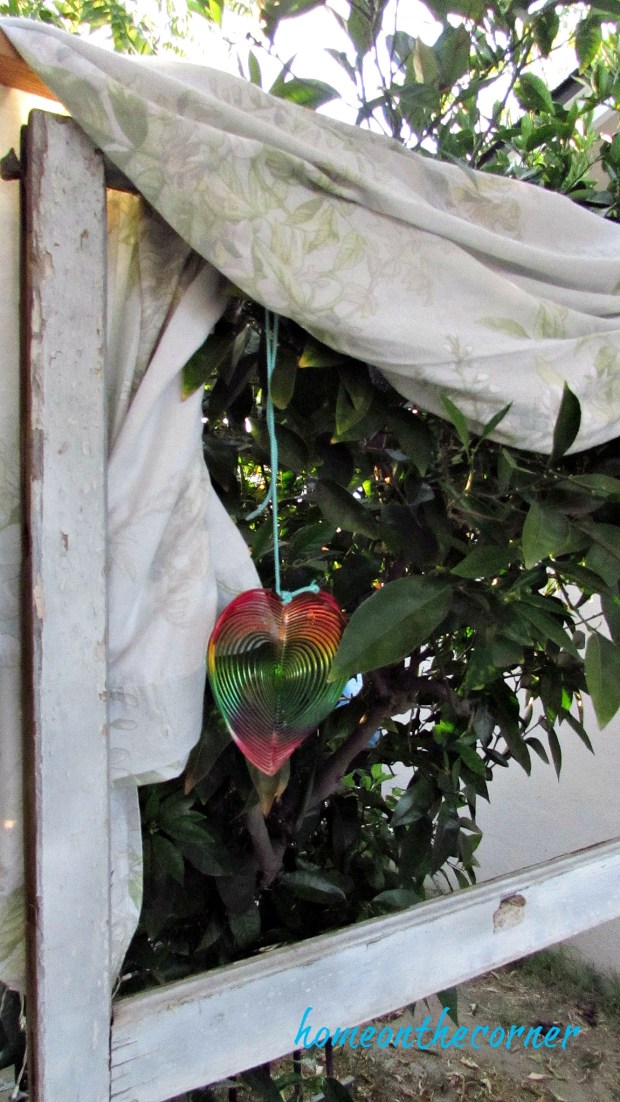 backyard gazebo old window