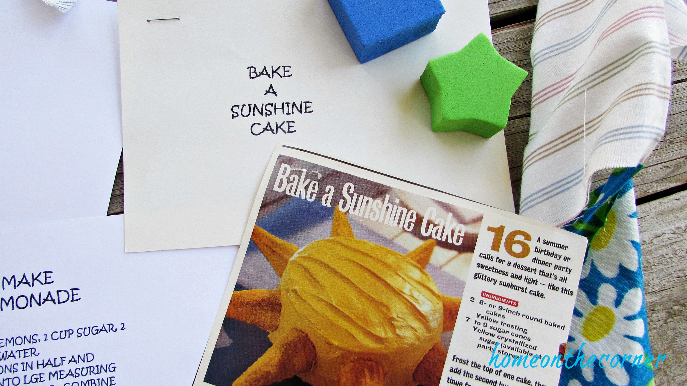 Summer Fun Ideas for kids bake a cake