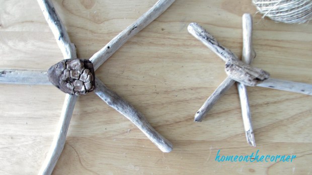 driftwood starfish 5 pieces