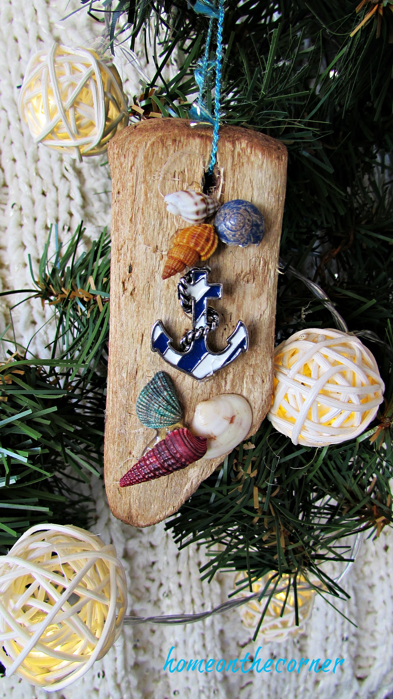 ornament exchange driftwood anchor