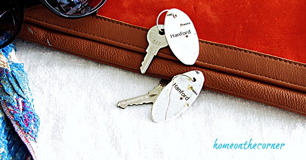 map key chains with keys