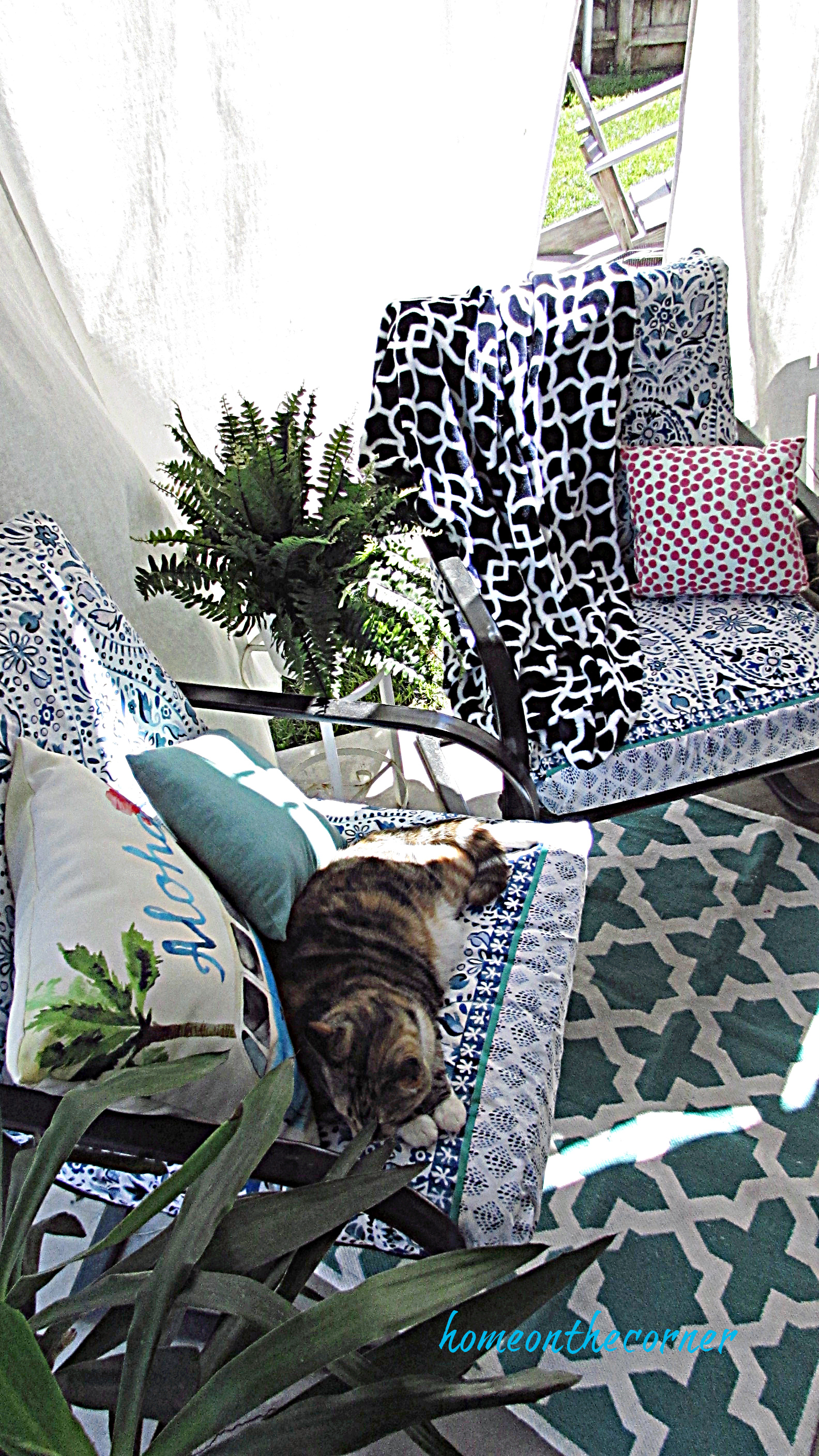 outdoor back patio cushion covers