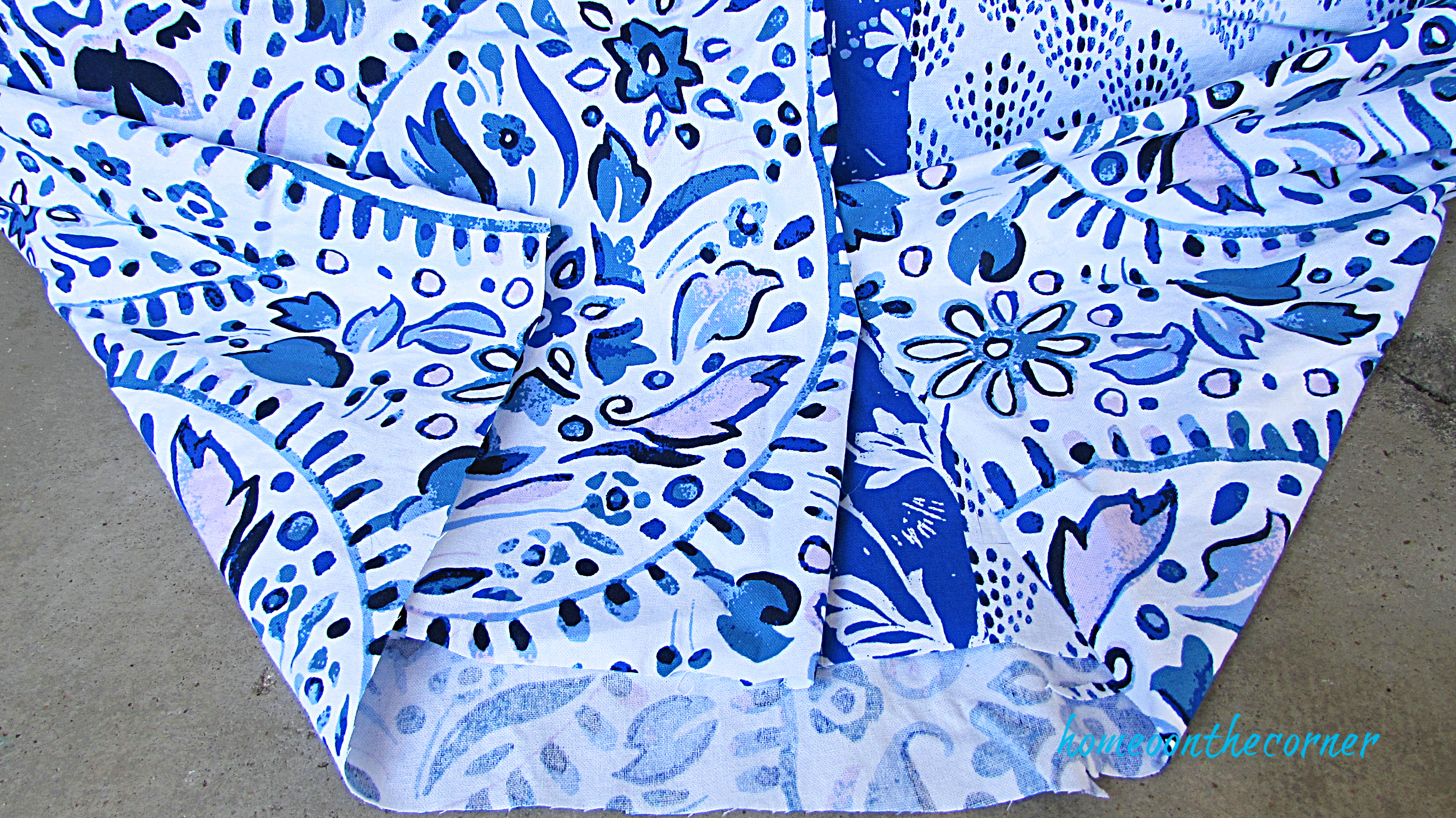 outdoor makeover cushions folded corners