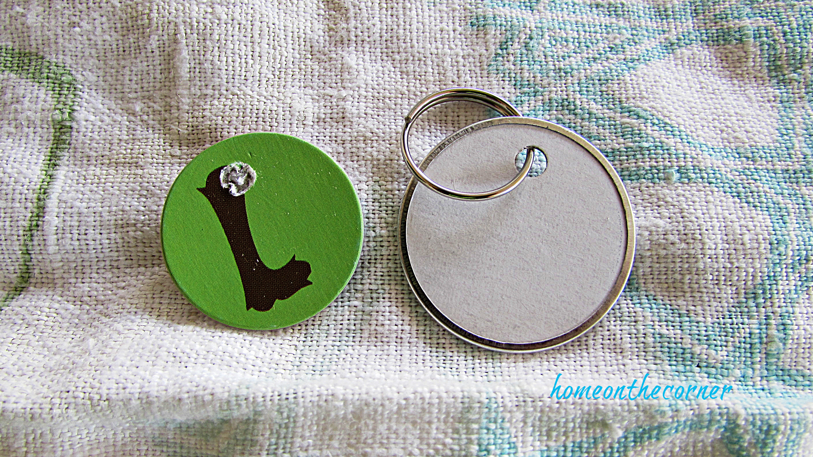 Polka Dot Easter Bag Monogram Charm