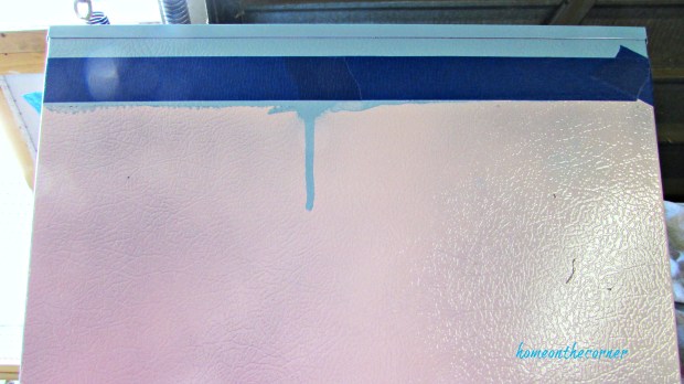 metal box with drips