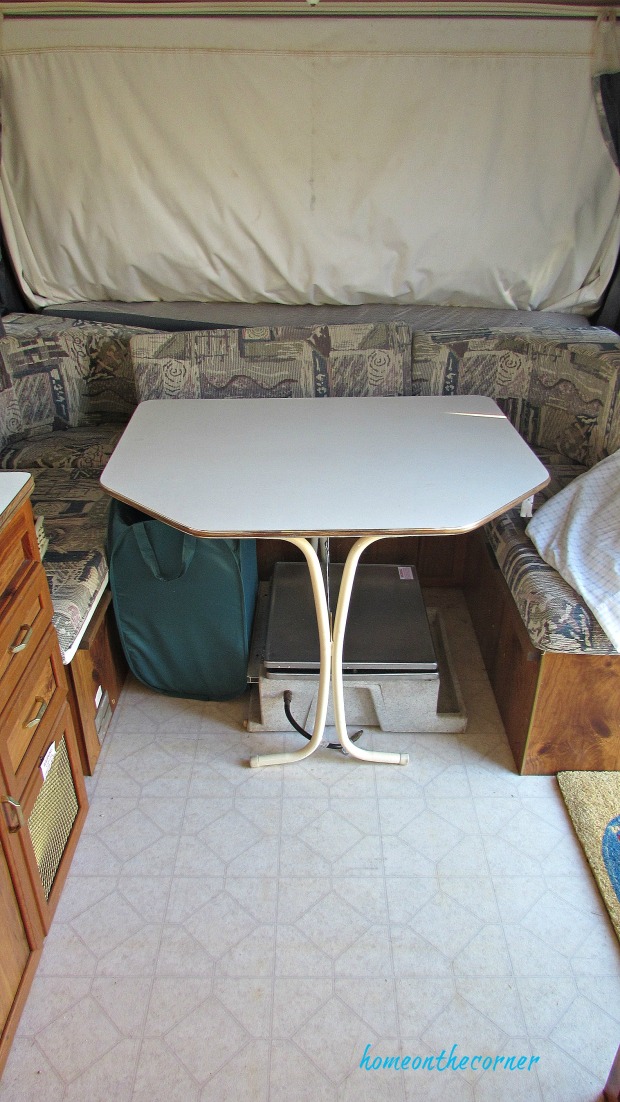 rv makeover table before