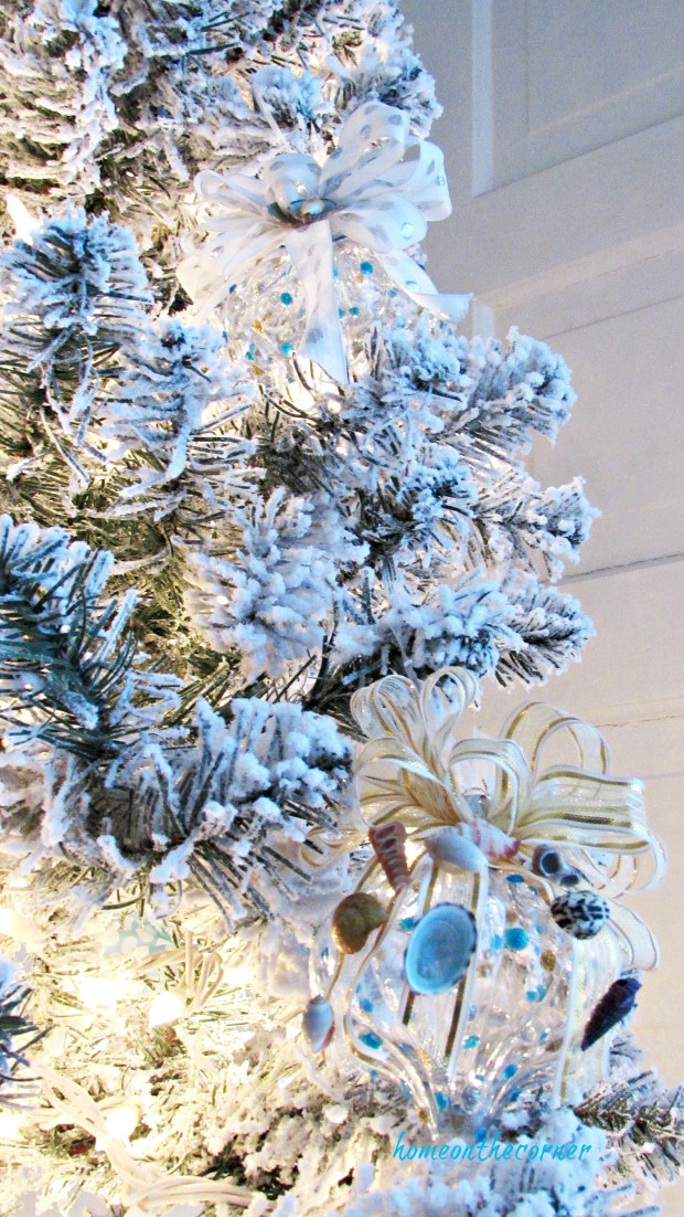 christmas ornament exchange coastal turquoise