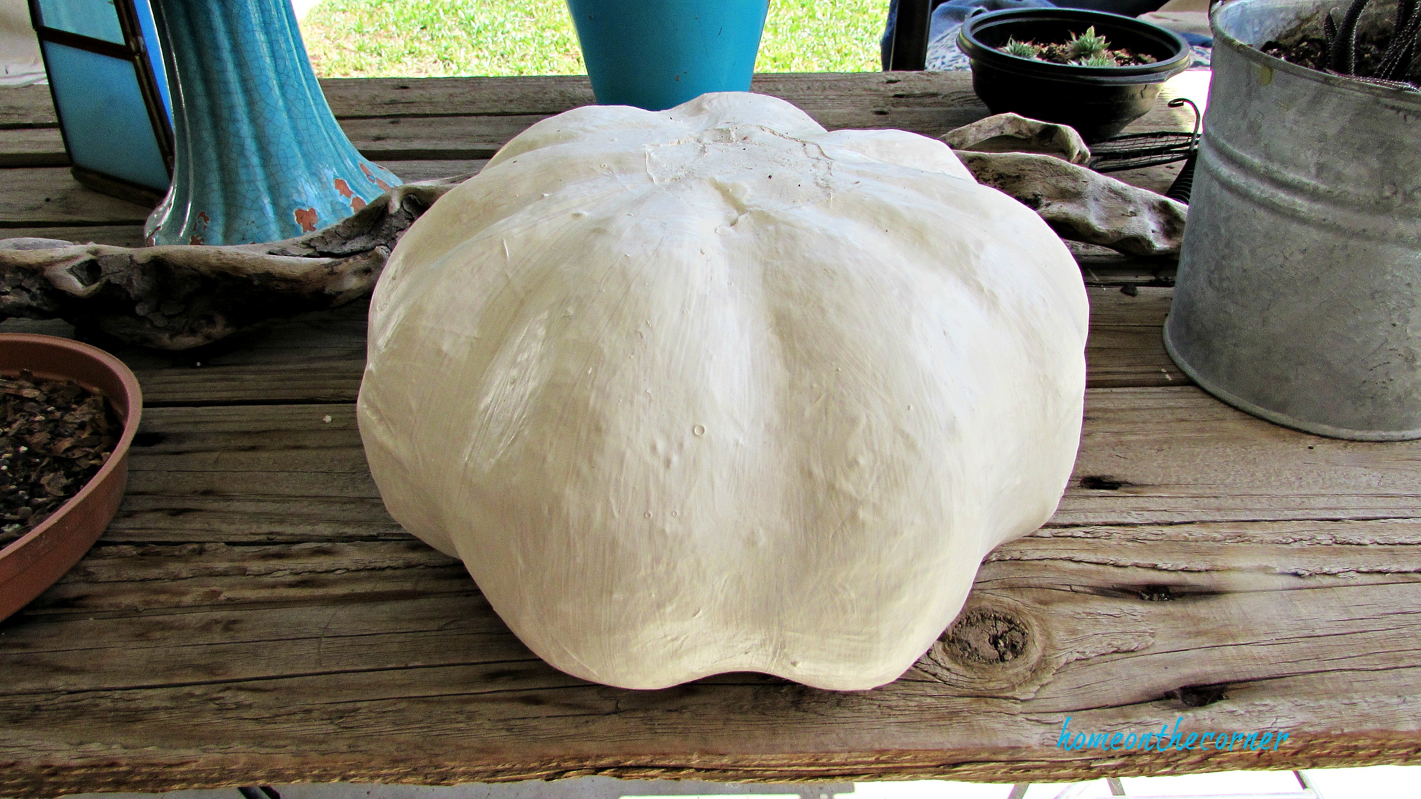 cream pumpkin chalk paint