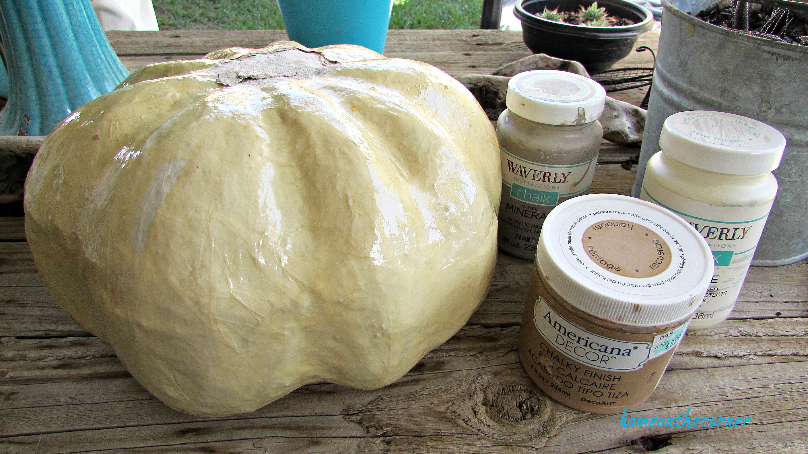 cream pumpkin waverly and american decor chalk paint