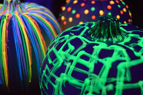 Glow in the dark pumpkins