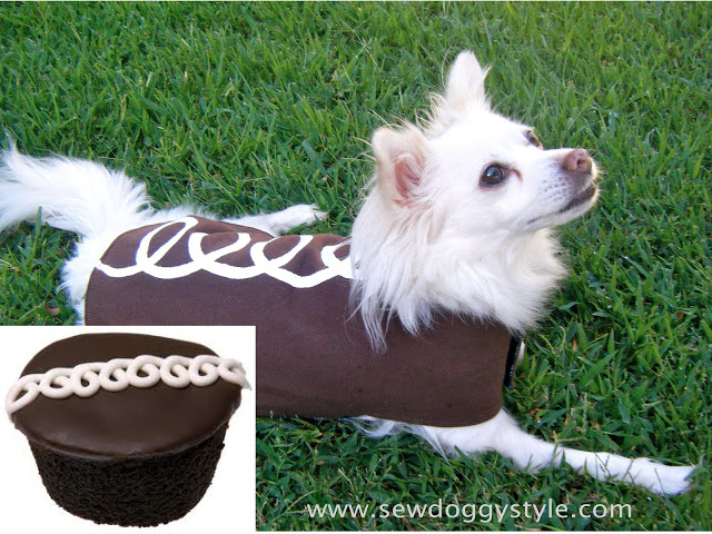 hostess cupcake dog outfit