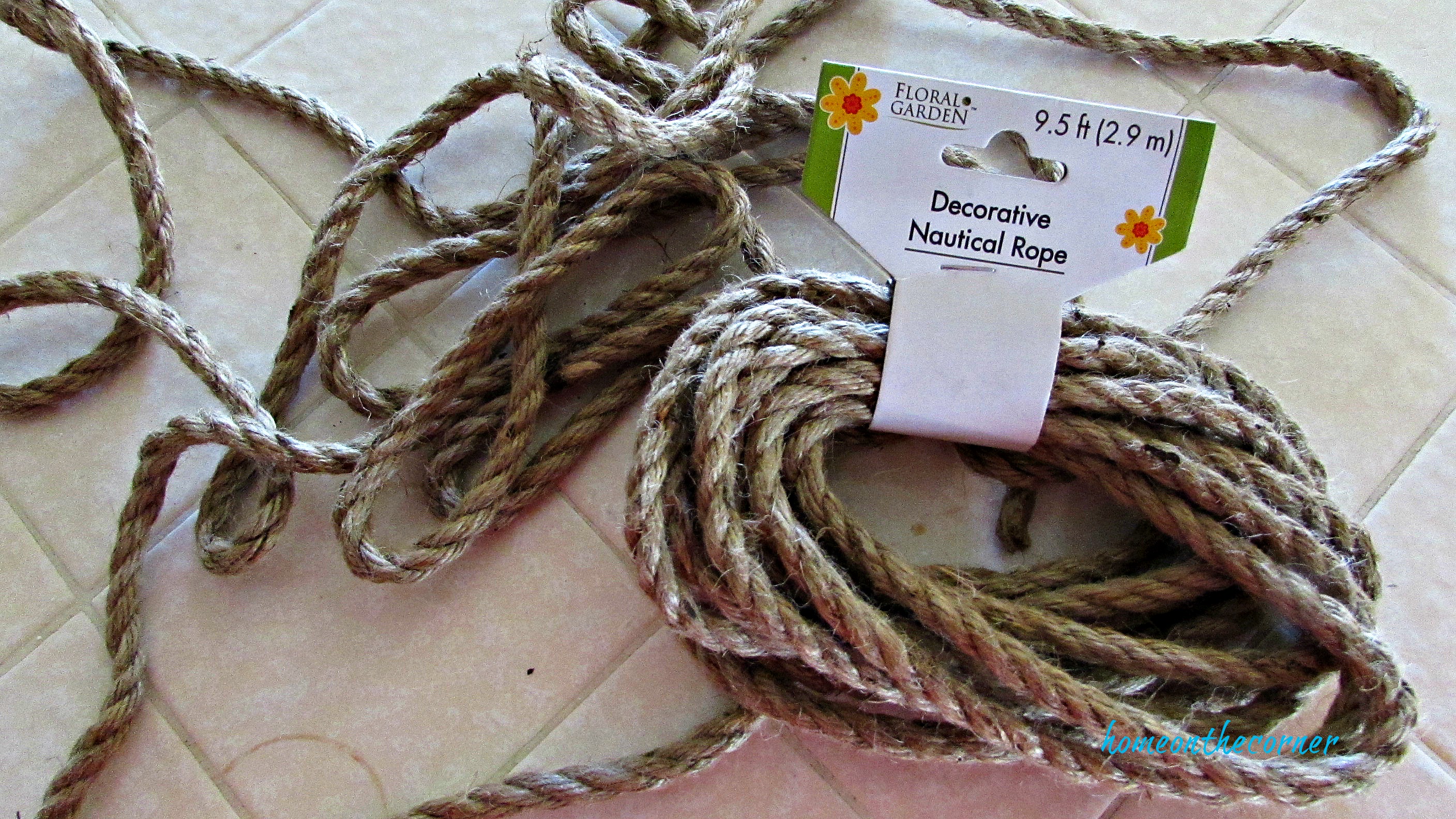 christmas wreath nautical rope